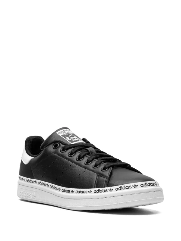 Adidas Stan Smith Leather Sneakers Black FARFETCH CA