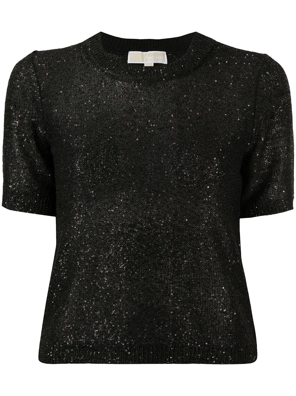 

Michael Michael Kors top tejido con lentejuelas - Negro