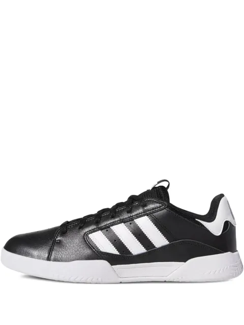 adidas leather striped-detail sneakers
