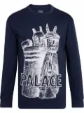 Palace Winz long-sleeve T-shirt - Blue