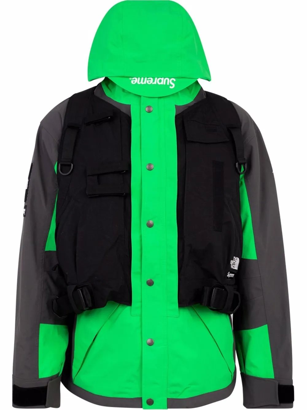 supreme green vest