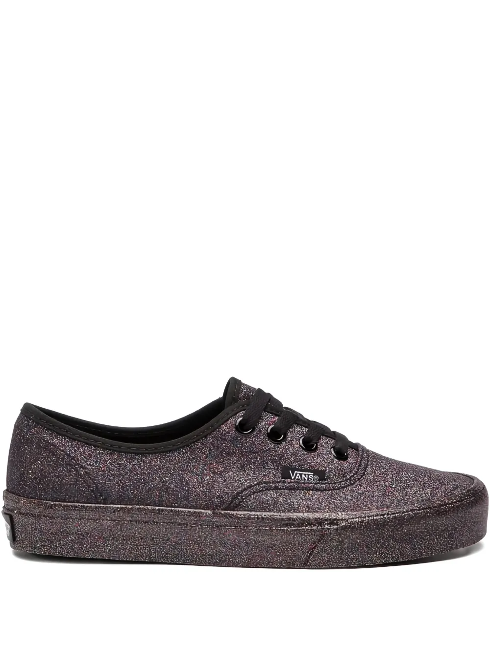 Vans Rainbow Glitter Sneakers In Animal Print