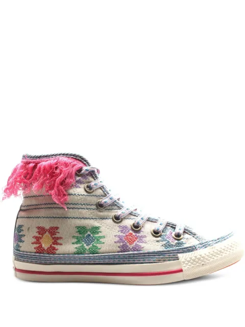 Converse fringe-detail sneakers