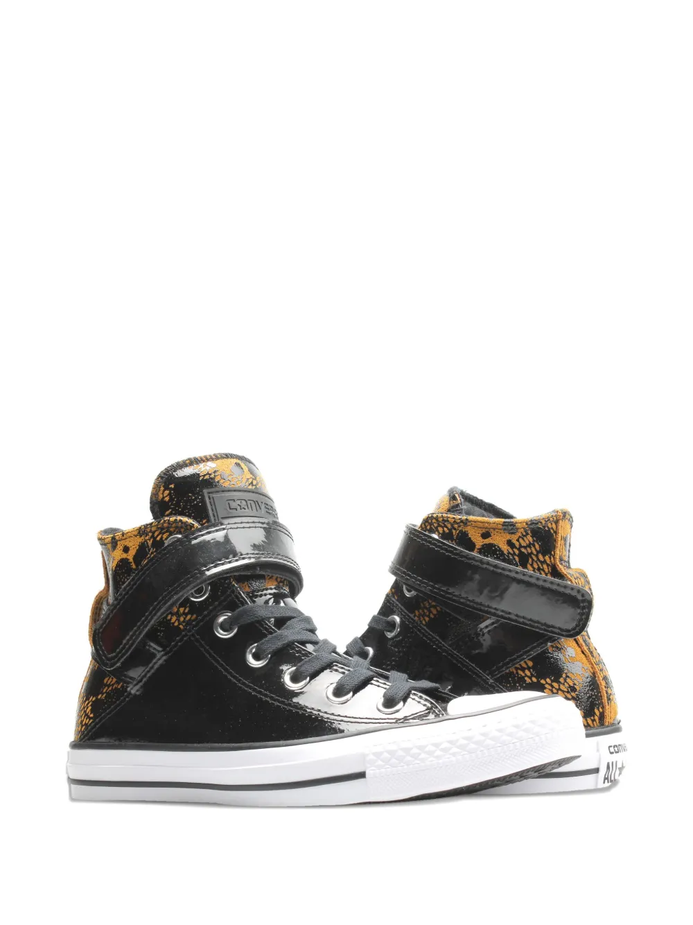 Converse Sneakers met dierenprint - Zwart