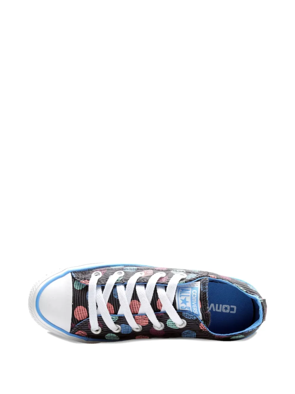 Converse Polka-dot Sneakers In Black