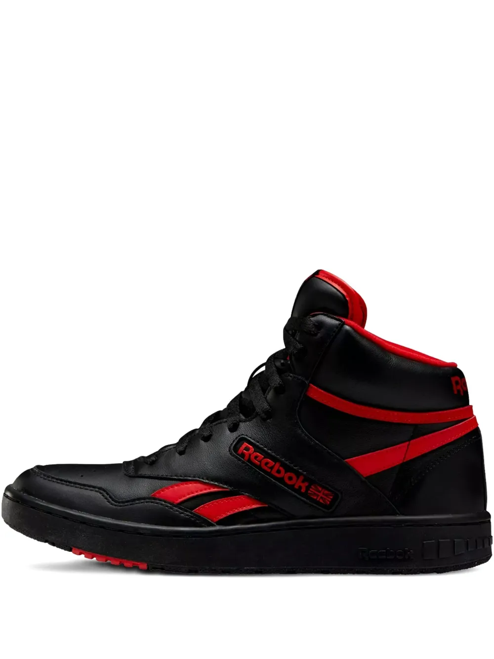 Reebok leather high-top sneakers Zwart