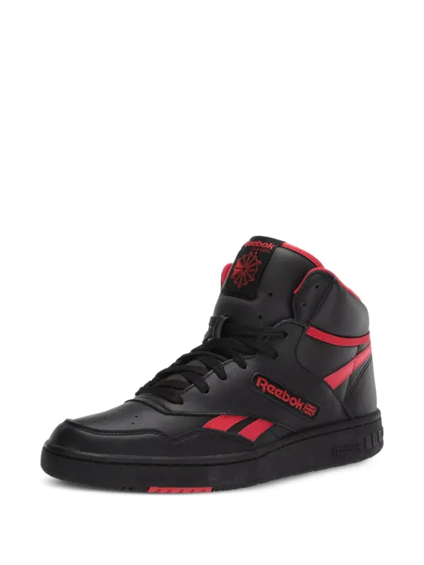 Reebok ハイカット レザースニーカー | ブラック | FARFETCH JP