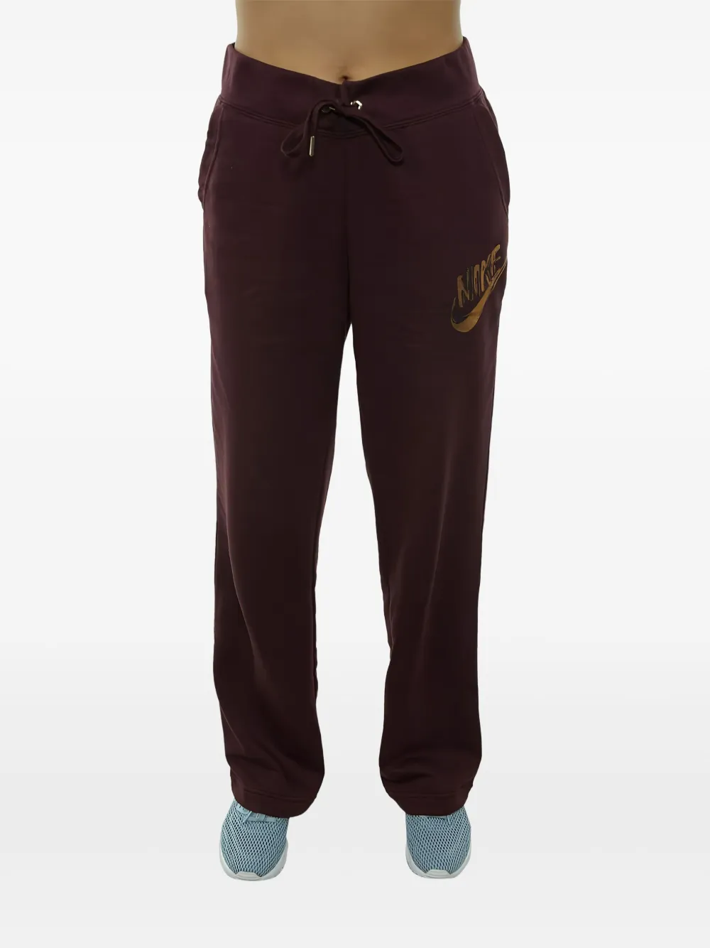 Nike metallic-logo track pants | Red | Image 1