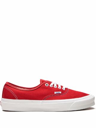 Vans rouge sales authentic