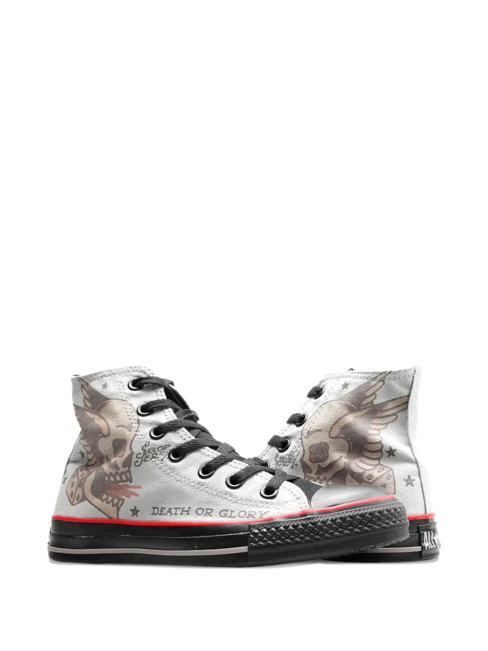 Converse x Sailor Jerry Chuck Taylor All Star Tattoo "Grey/Black" sneakers | Low-Tops | Image 2