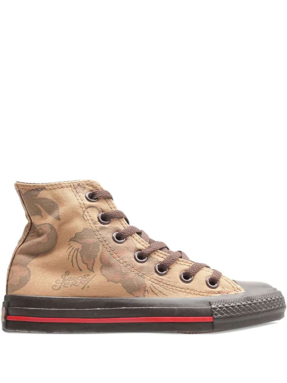 Converse X Sailor Jerry Chuck Taylor All Star Tattoo "tan /chocolate" Sneakers
