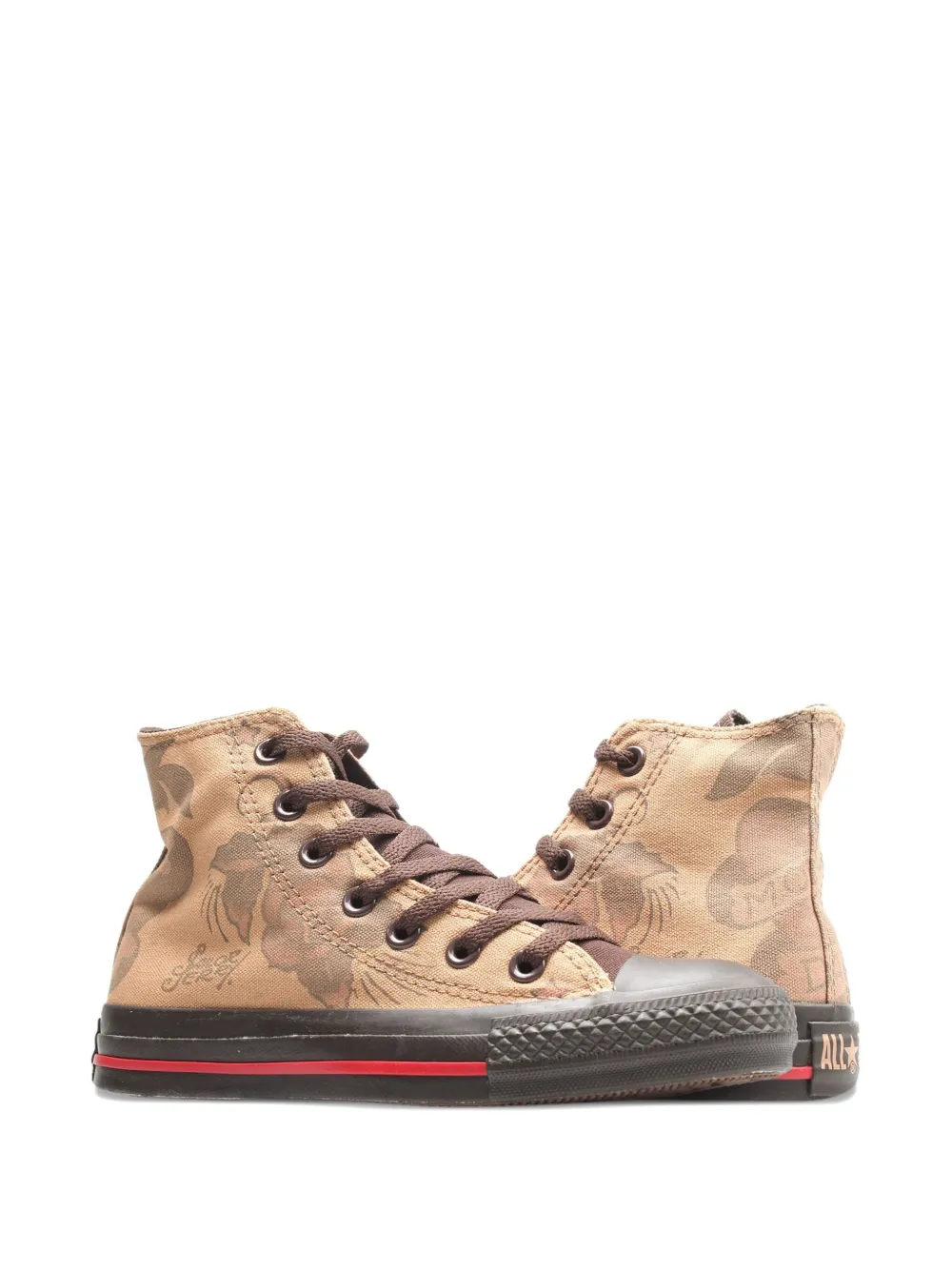 Converse x Sailor Jerry Chuck Taylor All Star Tattoo "Tan /Chocolate" sneakers | Low-Tops | Image 2