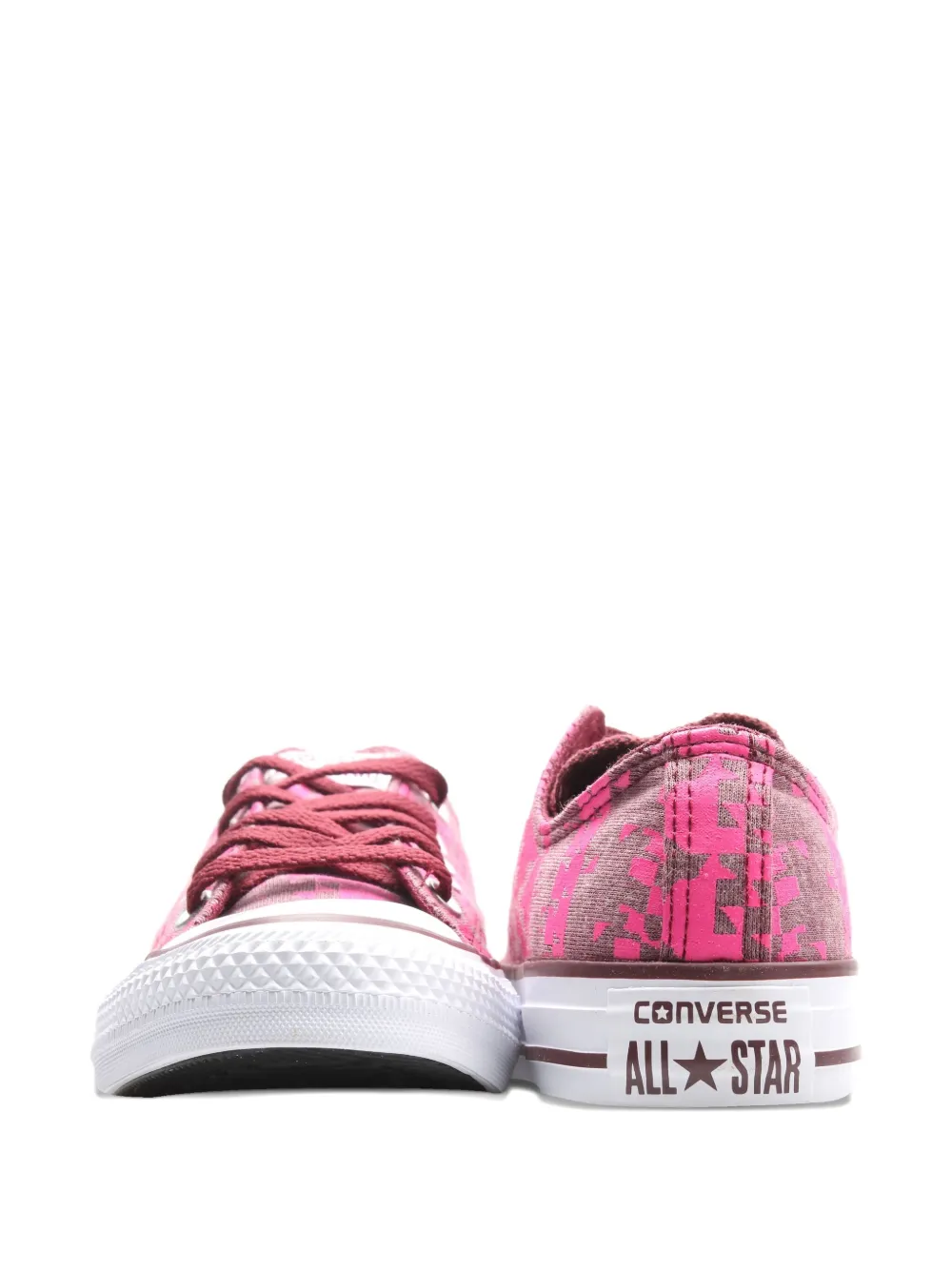 Converse Chuck Taylor All Star Ox-print Sneakers In Pink