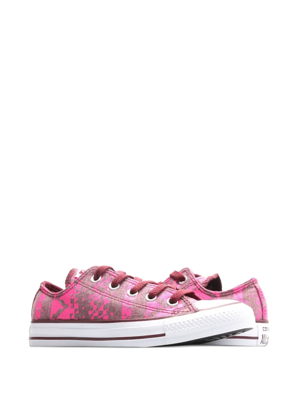 Converse Chuck Taylor All Star Ox sneakers met print - Roze