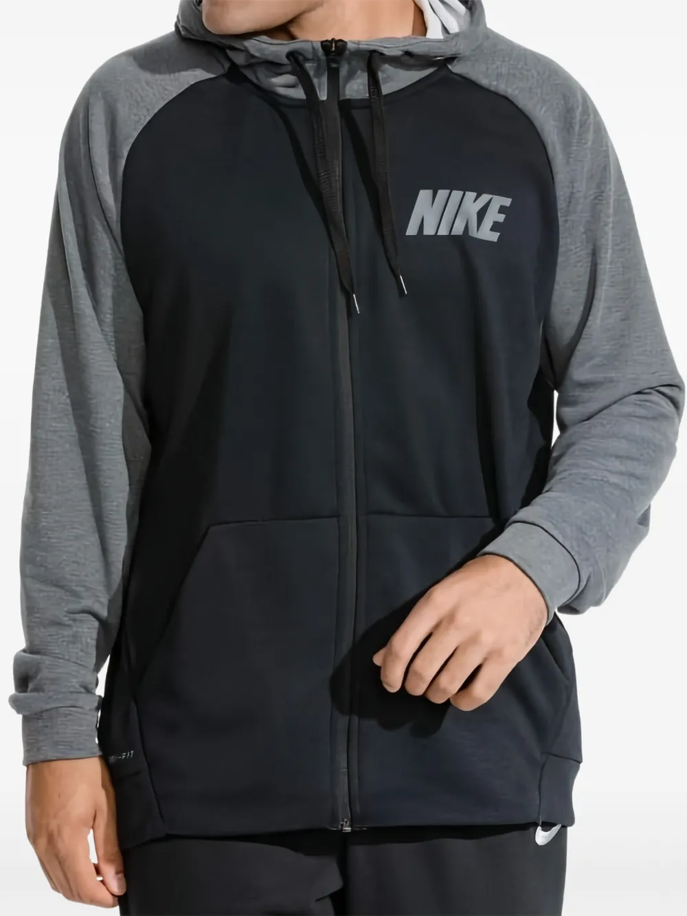 Nike Hoodie met rits Zwart