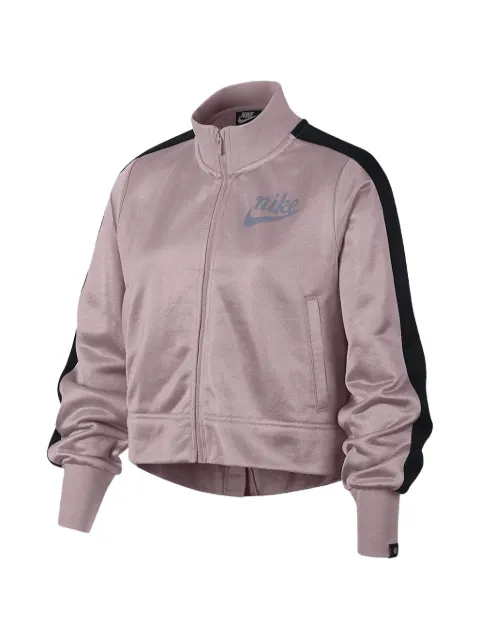 Nike stripe cropped jacket