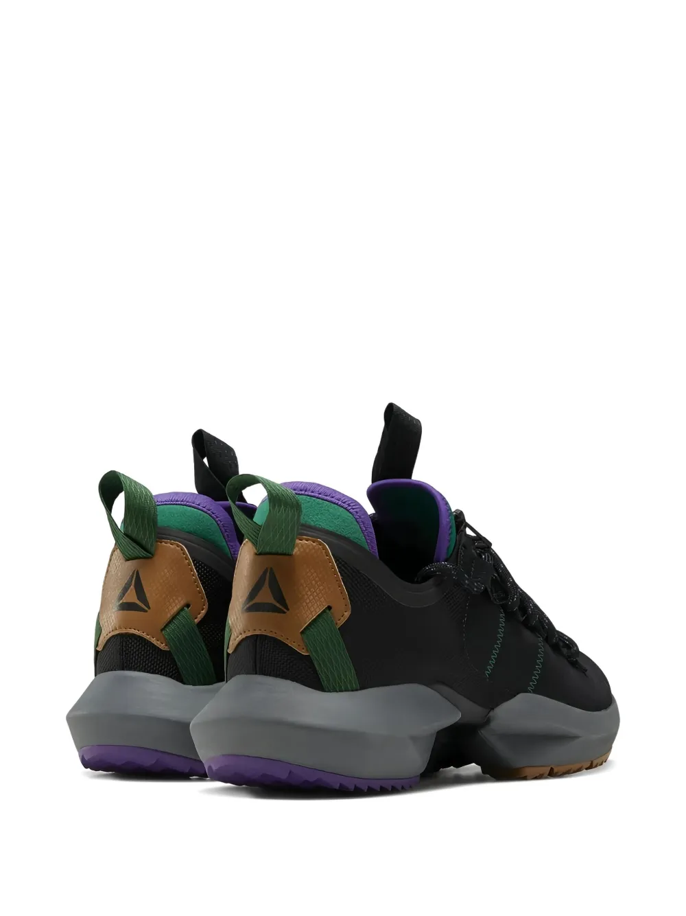 Reebok Fury Trail Lace-up Sneakers In Black