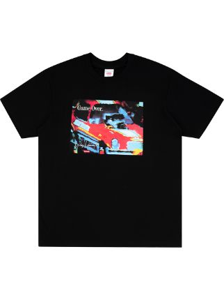 Supreme Yohji Yamamoto Game Over-print T-shirt - Farfetch