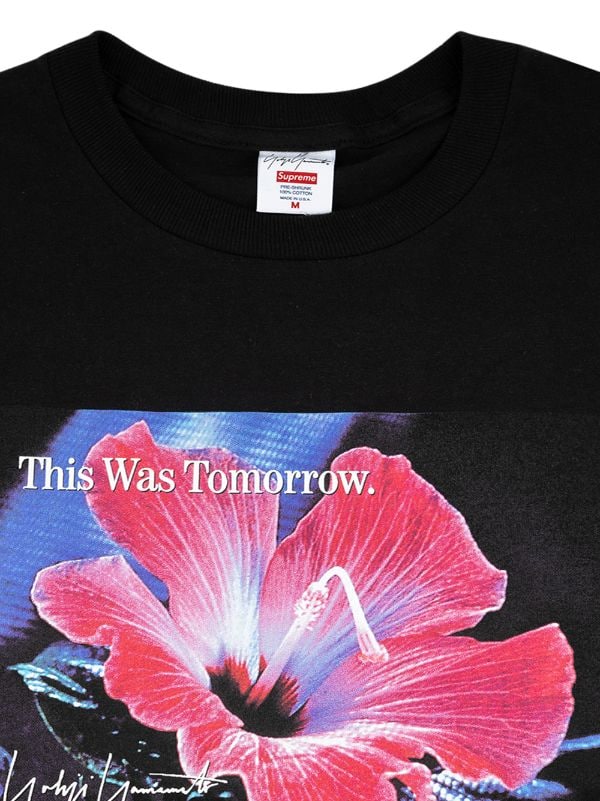 supreme yohji yamamoto this was tomorrow tee white