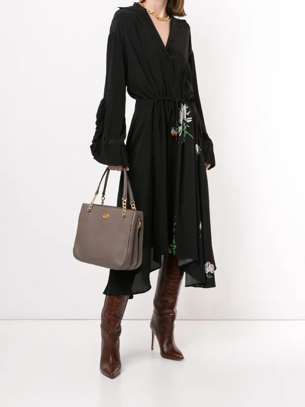 tory burch chain link tote