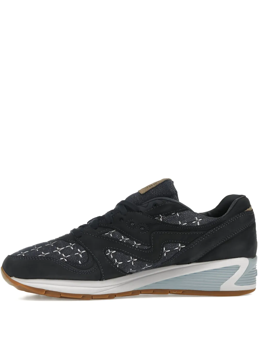 Saucony X Up There Grid 8000 Sashiko Sneakers In Animal Print