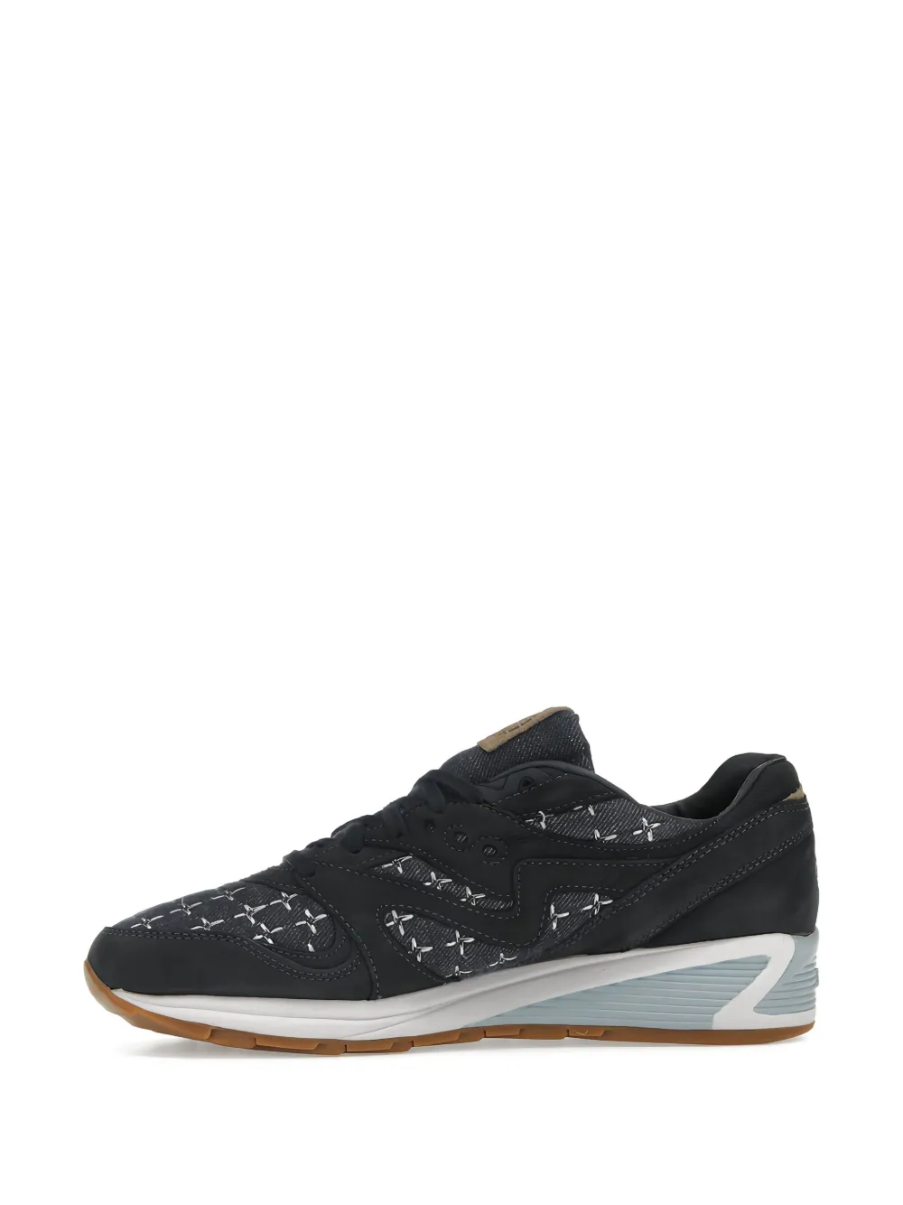 Saucony x Up There Grid 8000 Sashiko sneakers Blauw
