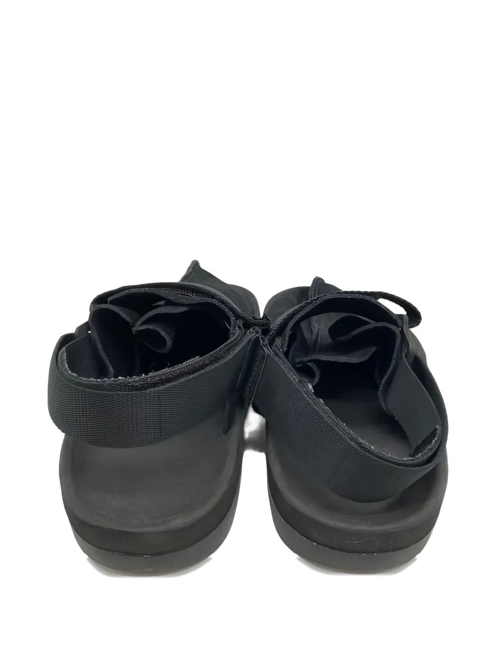Reebok Platte leren sandalen Zwart