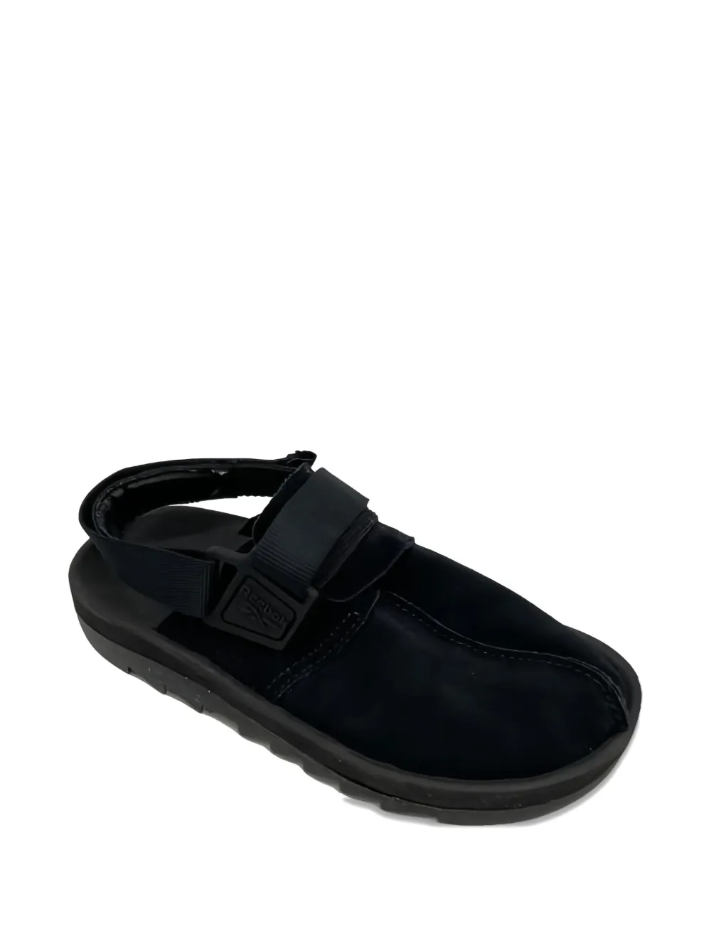 Reebok Platte leren sandalen Zwart
