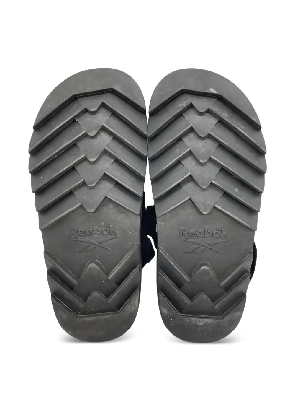 Reebok Platte leren sandalen Zwart