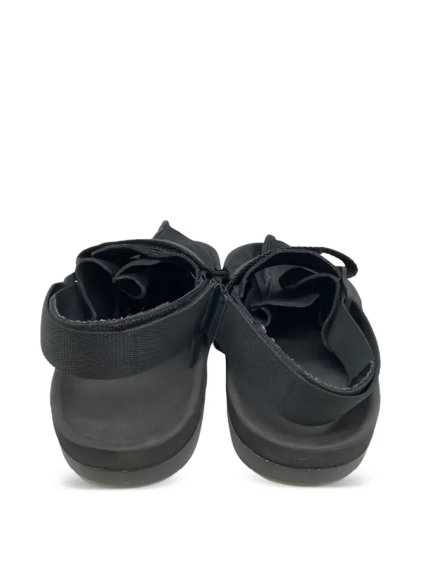 Reebok レザー フラットサンダル | ブラック | FARFETCH JP