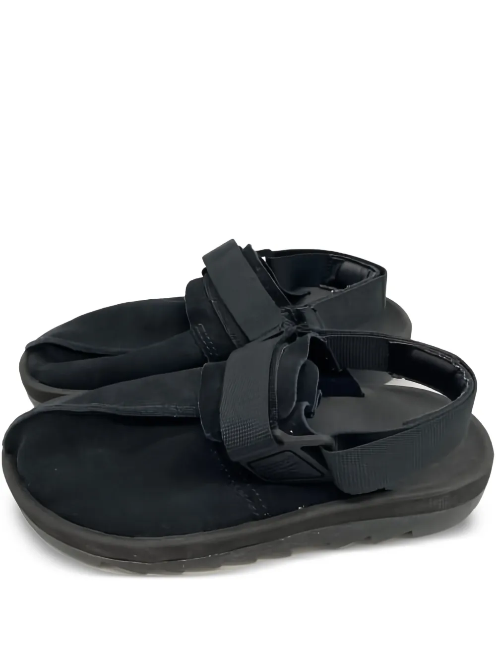 Reebok leather flat sandals | Black | Image 1