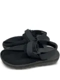 Reebok leather flat sandals - Black