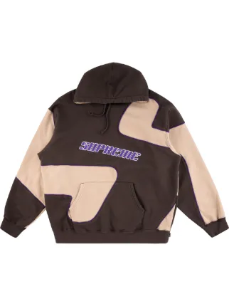 Supreme Big S Panelled Hoodie Farfetch