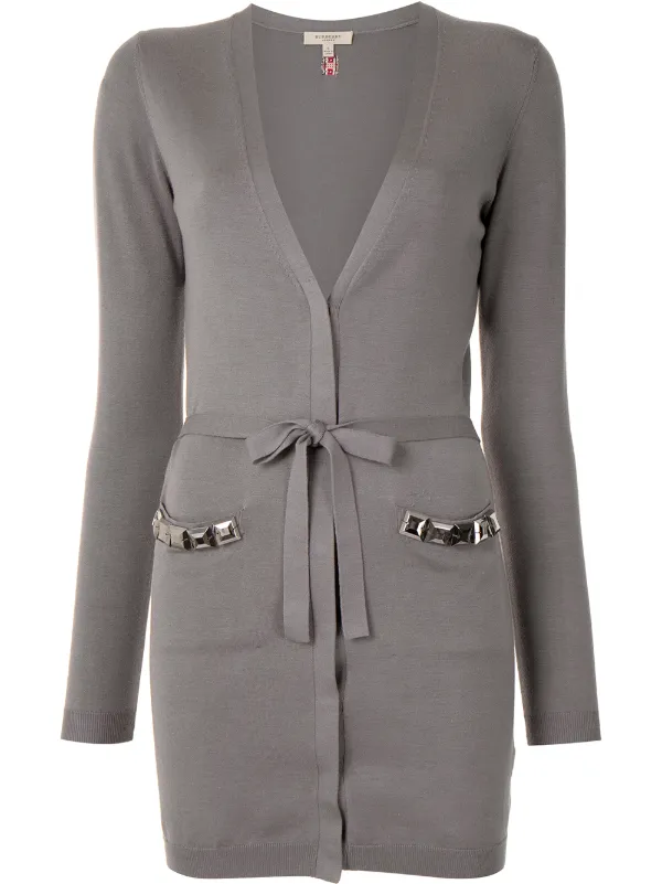 belted cardigan