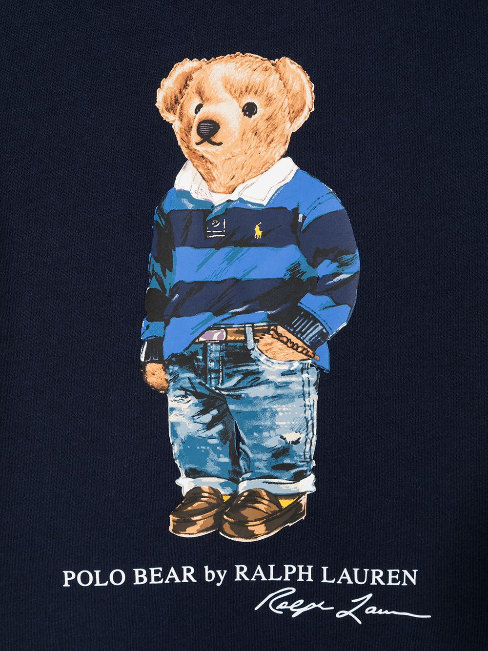 фото Ralph lauren kids футболка с принтом