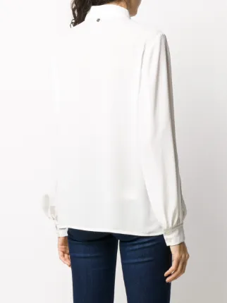 embellished-collar long sleeved shirt展示图