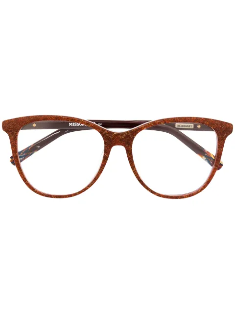 MISSONI EYEWEAR cat-eye frame glasses