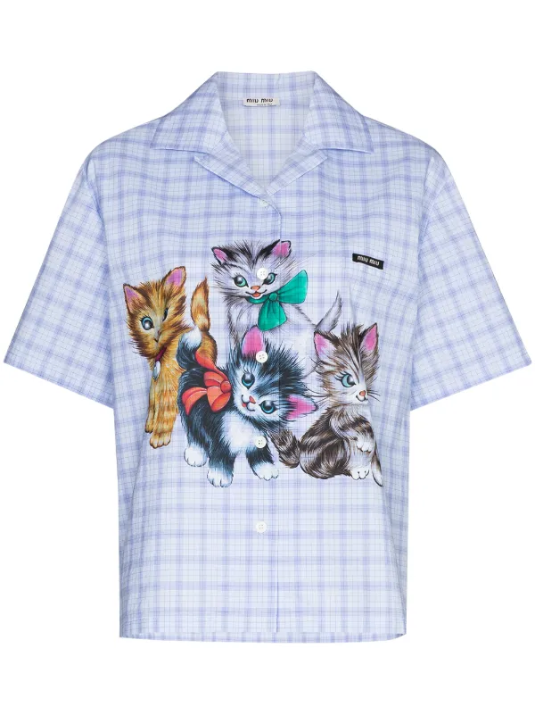 miu miu cat shirt