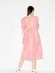 Miu Miu robe mi-longue à manches bouffantes