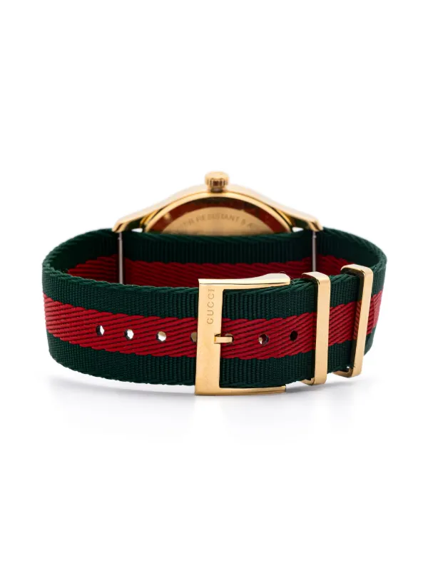 Gucci watch green red strap hotsell