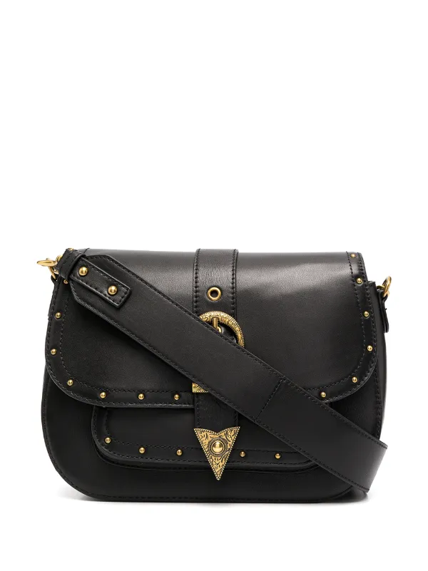 studded leather shoulder bag