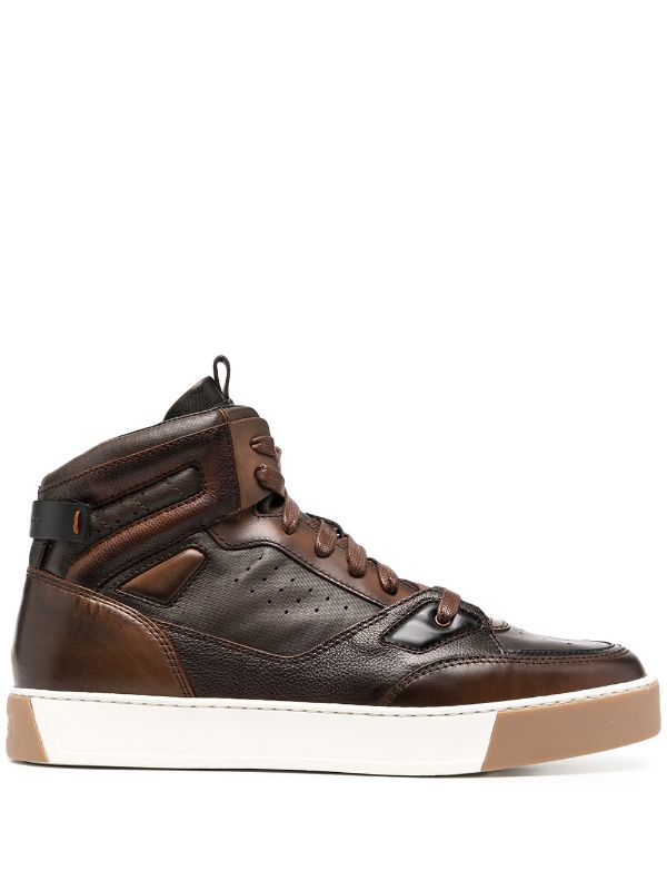 Santoni high-top lace-up Trainers 