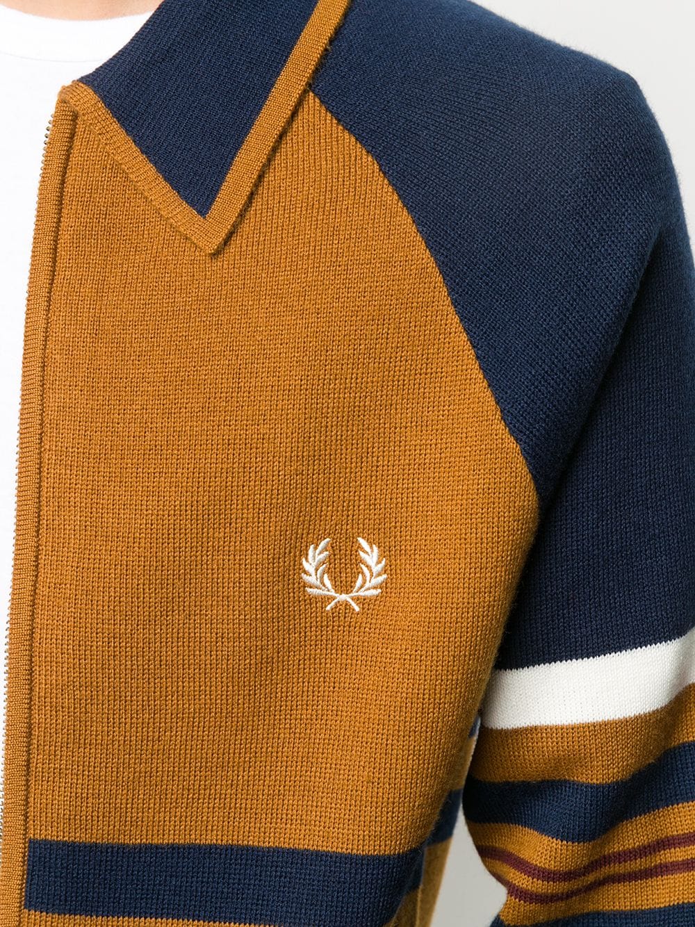 фото Fred perry трикотажная куртка на молнии