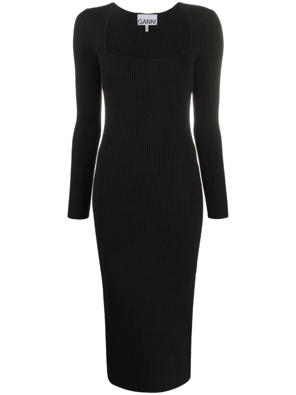 express ribbed midi dress