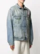 Gucci cat-embroidered denim jacket