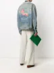 Image 2 of Gucci cat-embroidered denim jacket