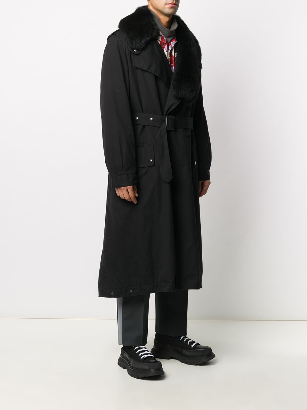 фото Mr & mrs italy belted trench coat