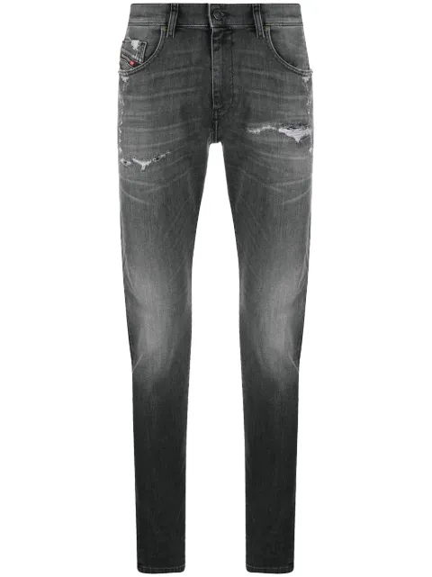 Diesel D-Strukt mid-rise slim-fit jeans 