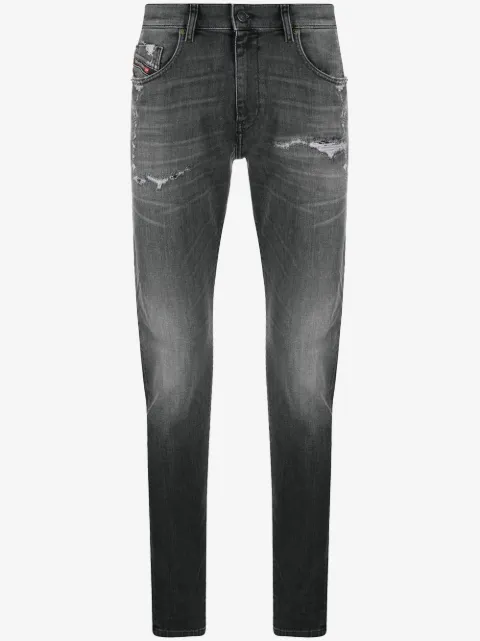 Diesel D-Strukt mid-rise slim-fit jeans 