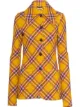Image 1 of Miu Miu single-breasted checked wool jacket